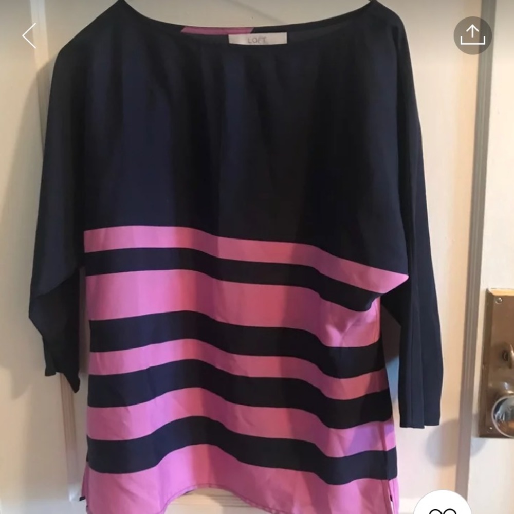 Ann taylor loft striped top